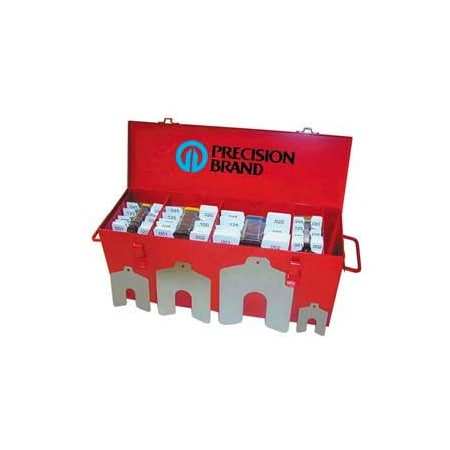 Precision Brand Products 300 Piece All-In-One Decimal Slotted Shim Assortment - Made In USA 42996